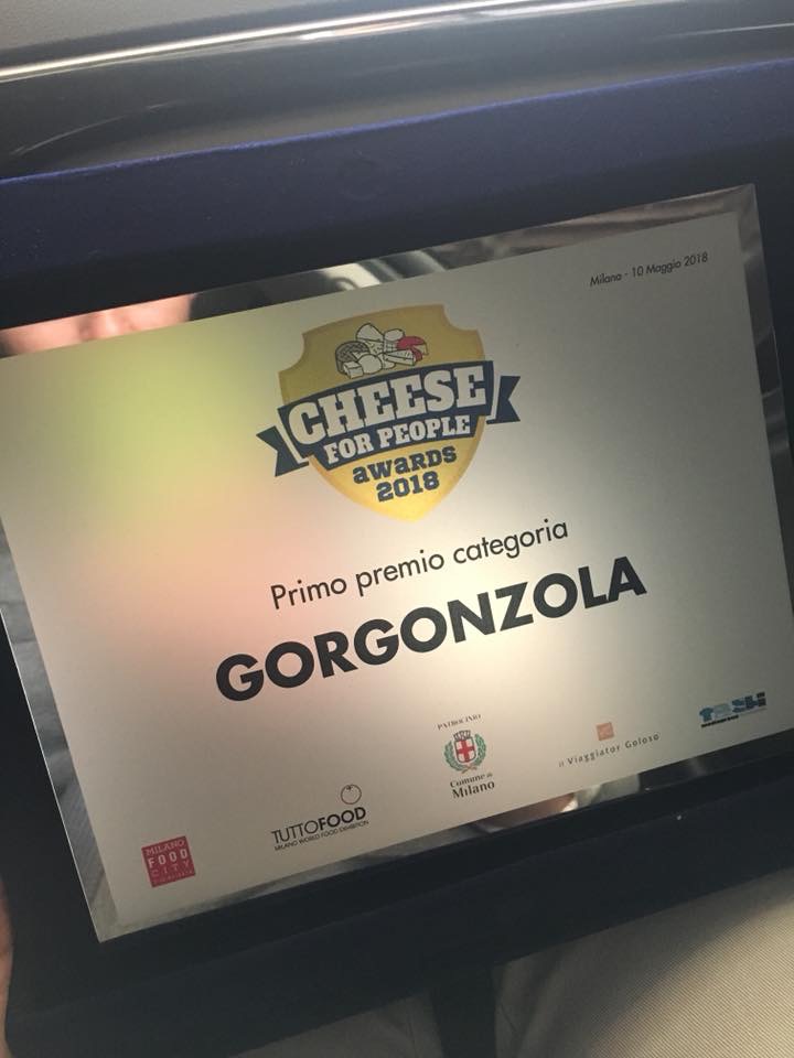 Palzola primo classificato ai Cheese for People Awards